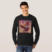 T-shirt Furry Fuzzy Sneaky Squirrel Ferret Animal Peach Go (Devant entier)