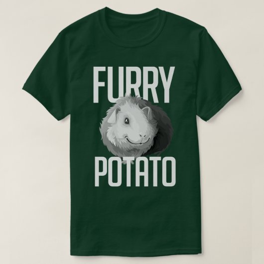 T-shirt Furry Potato Guinée Pigs Cute Guinée Pig Lover Pre (Design devant)