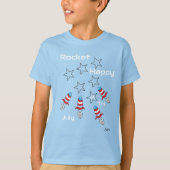 T-shirt : fusée (Devant)