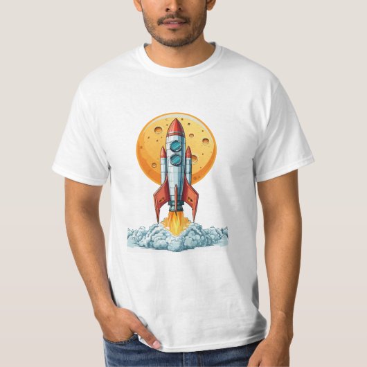 T-shirt fusée (Devant)