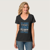 T-shirt Fusée a des problèmes de poussée Graphique d'ingén (Devant entier)