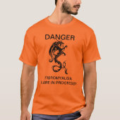 T-SHIRT FUSÉE DE FIBROMYALGIE DE DANGER (Devant)