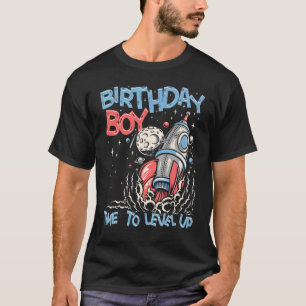 T-shirt Fusée Galaxie Espace Extérieur Anniversaire Garçon