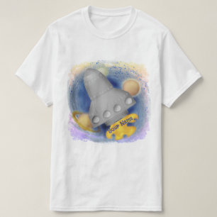 T-shirt Fusée Grise