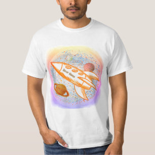 T-shirt Fusée Orange