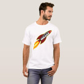 T-shirt Fusée - Personnalisée (Devant entier)