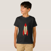 T-shirt fusée rouge (Devant entier)