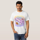 T-shirt Fusée Violette (Devant entier)