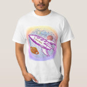 T-shirt Fusée Violette (Devant)
