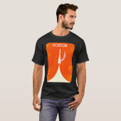 T-shirt Fusée Vostok Union Soviétique Espace Vol Spatial Y (Devant entier)
