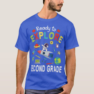 T-shirt Fusées Ride Étudiante Astronaut Prêt À Éplore Seco