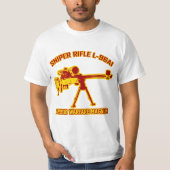 T-shirt Fusil à sniper L-96A1 (Devant)