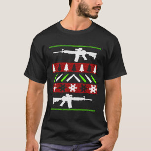 T-shirt Fusil Ar-15 Arme Laide