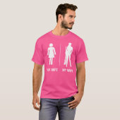 T-shirt Fusil Hunter Feu mari amusant (Devant entier)