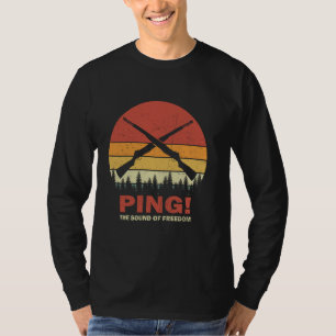 T-shirt Fusil M1 Garand Ping de l'Arme à Feu de la Seconde
