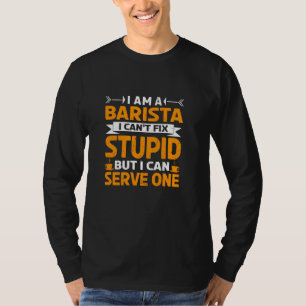 T-shirt Fusion Barista Coffee Maker Pour Le Café De Jour D