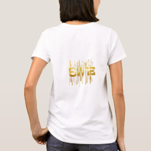 T-shirt Fusion Black & Gold