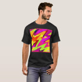 T-shirt Fusion d'art chromatique (Devant entier)
