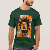 T-shirt "Fusion de l'avenir : Blaze inspiré par Basquiat - (Devant)