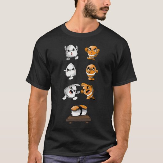 T-shirt Fusion de sushi (Devant)