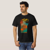 T-shirt Fusion des graffitis urbains (Devant entier)