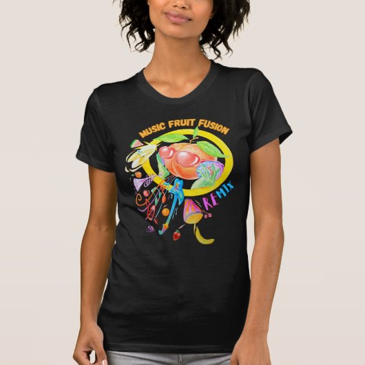T-shirt Fusion Fusion Fruit Musique féminine (Devant)