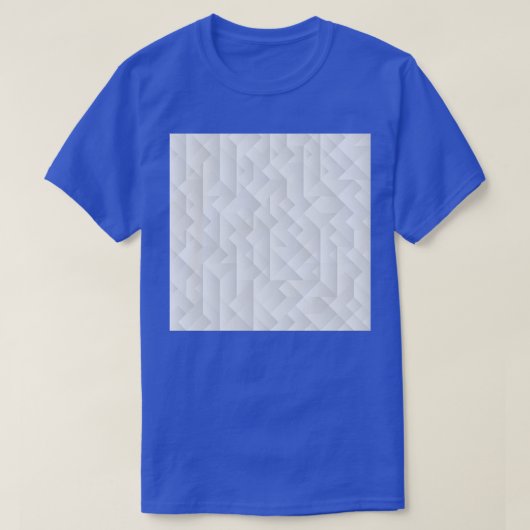 T-shirt fusion mosaïque origami arrière - plan 1 (Design devant)