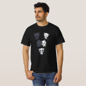 T-shirt Fusion Panda Bear Funny (Devant entier)