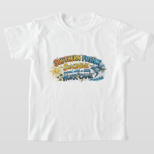 T-shirt Fusion Sudiste Ouragan Ensoleillé Enfants Sassy