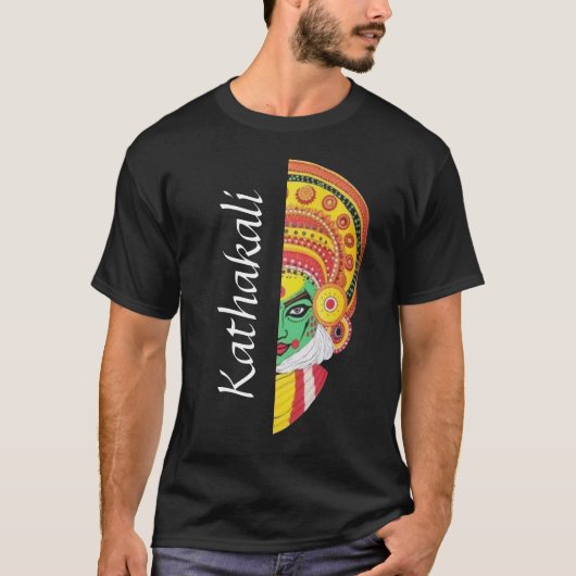 T-shirt Fusion Theyyam-Kathakali - Express audacieux et pu (Devant)