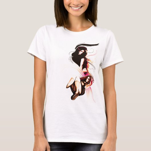 T-shirt Fusions de galaxie (Devant)