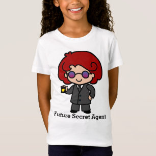 T-Shirt Futur agente secrète mignonne
