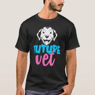 T-shirt Futur assistant technique vétérinaire Adorable chi