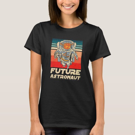 T-shirt Futur Astronome Astronomie Planètes spatiales Rock (Devant)