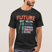 T-shirt Futur auteur Witty Bookworm Library Fan (Devant)