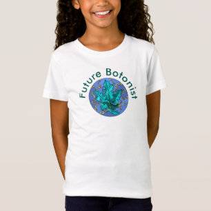 T-Shirt Futur botaniste plante Turquoise