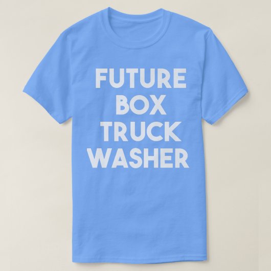 T-shirt Futur camion-laveuse (Design devant)