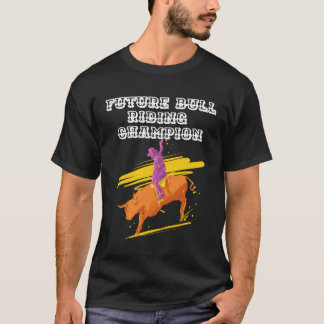 T-shirt Futur champion de rodéo de taureau