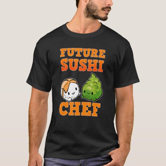T-shirt Futur chef de sushi (Devant)