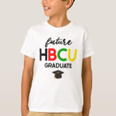 T-shirt Futur collège HBCU Diplômé garçon du garçon (Devant)