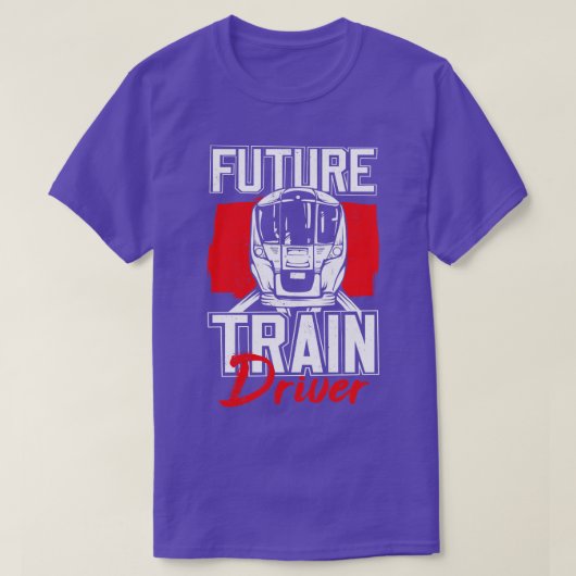 T-shirt Futur conducteur de train (Design devant)