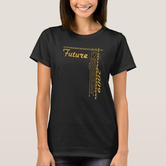 T-shirt Futur Crypto Cryptodevises Traders Btc Coin B (Devant)