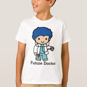 T-shirt Futur docteur avec stéthoscope