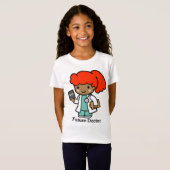 T-Shirt Futur docteur fille avec Xray (Devant entier)