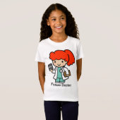 T-Shirt Futur docteur fille avec Xray (Devant entier)