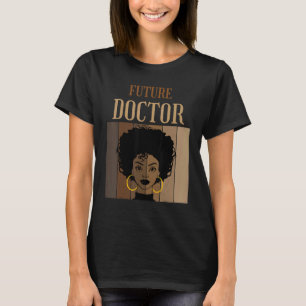 T-shirt Futur docteur Médicale résident docteur noir