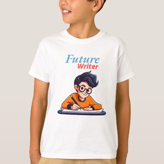 T-shirt Futur écrivain (Devant)