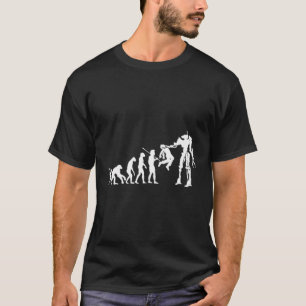 T-shirt Futur En Évolution - Humains Et Robots Dystopian T