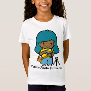 T-Shirt Futur fille mignonne Photographe / Journaliste pho