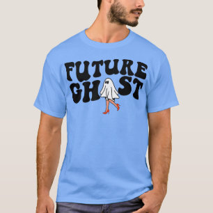 T-shirt Futur Ghost Funny Thème d'Halloween féminin Rétro 